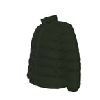 All-Over Print Unisex Stand collar slim down jacket