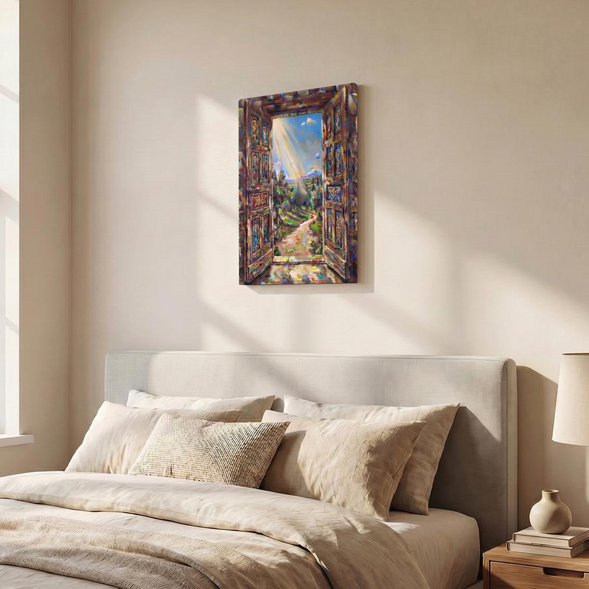 Light Through An Open Door Designs WIth Purpose Brand Vertical Framed Canvas Wall