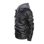Giacca da uomo in pelle con zip |DTF