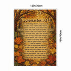 Bible Themed Quotes Designs WIth Purpose Brand Time & Seasons Vertical Framed Canvas Wall