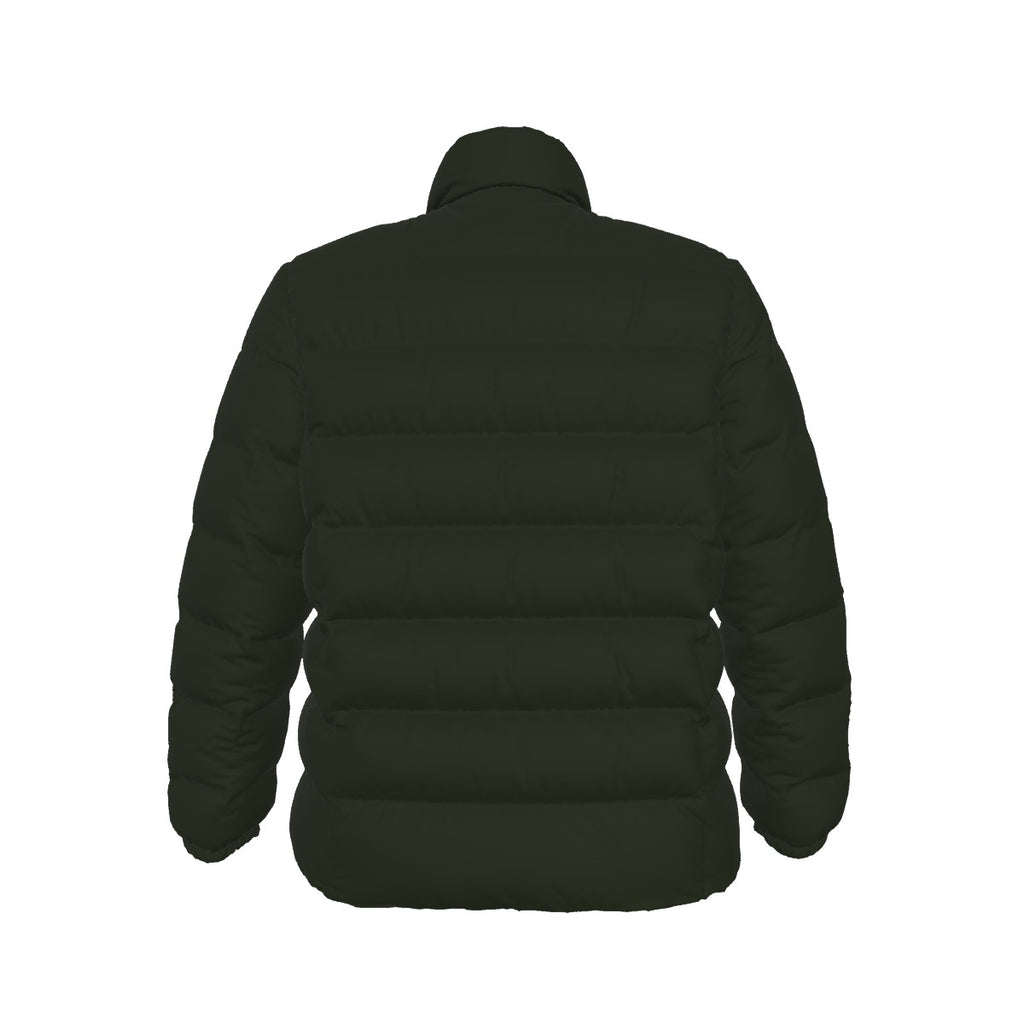 All-Over Print Unisex Stand collar slim down jacket