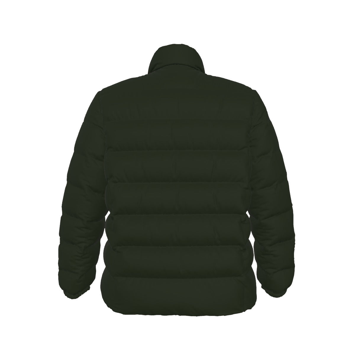 All-Over Print Unisex Stand collar slim down jacket