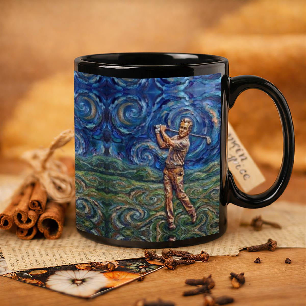 11oz Black Ceramic Mug