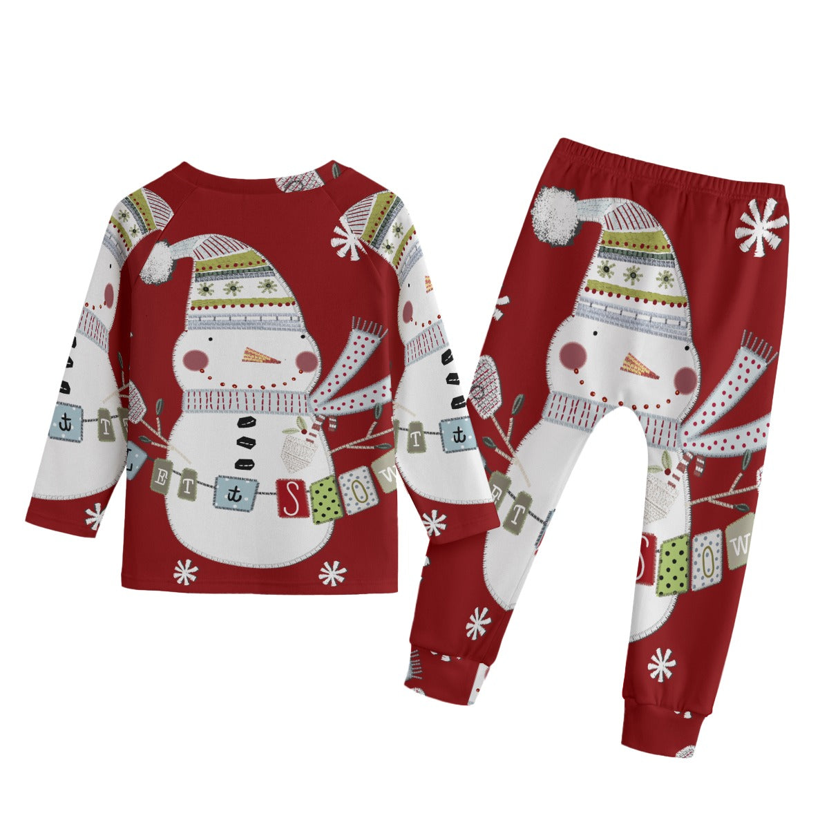 All-Over Print Kid's Knitted Fleece Set