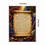 Bible Themed Quotes Designs WIth Purpose Brand Vertical Framed Canvas Wall
