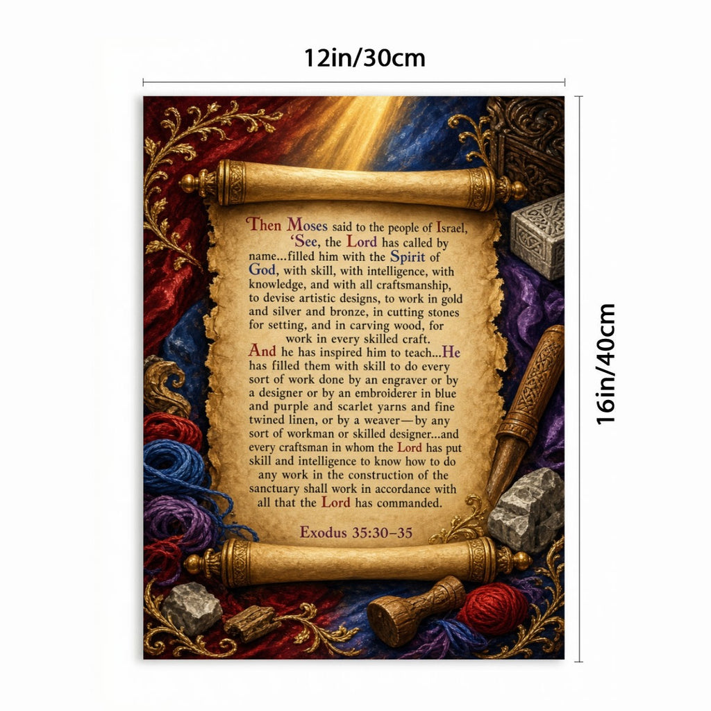 Vertical Framed Canvas Wall Art Printed in Canada