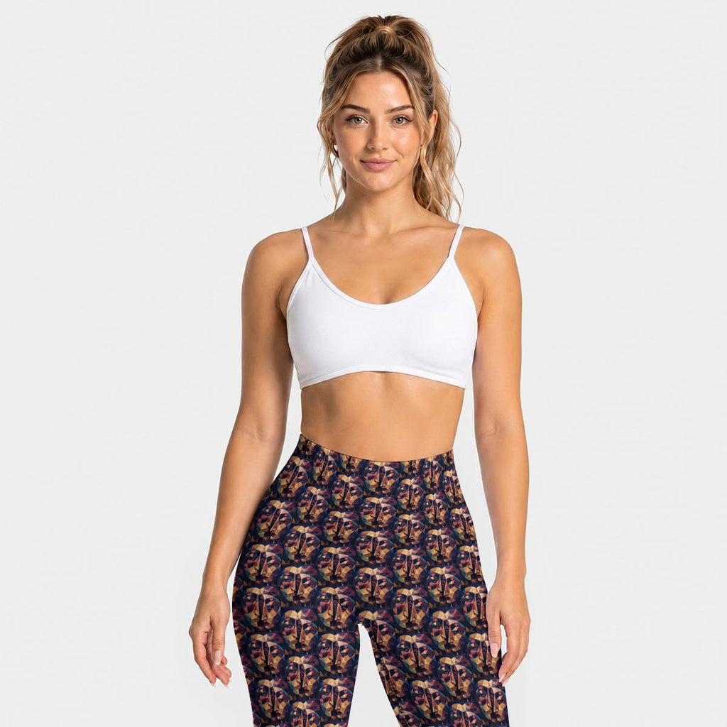 All-Over Print Women's Seamless High Waisted Butt-Lifting Leggings