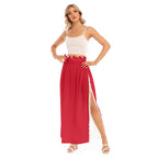 All-Over Print Women's Side Split Skirt