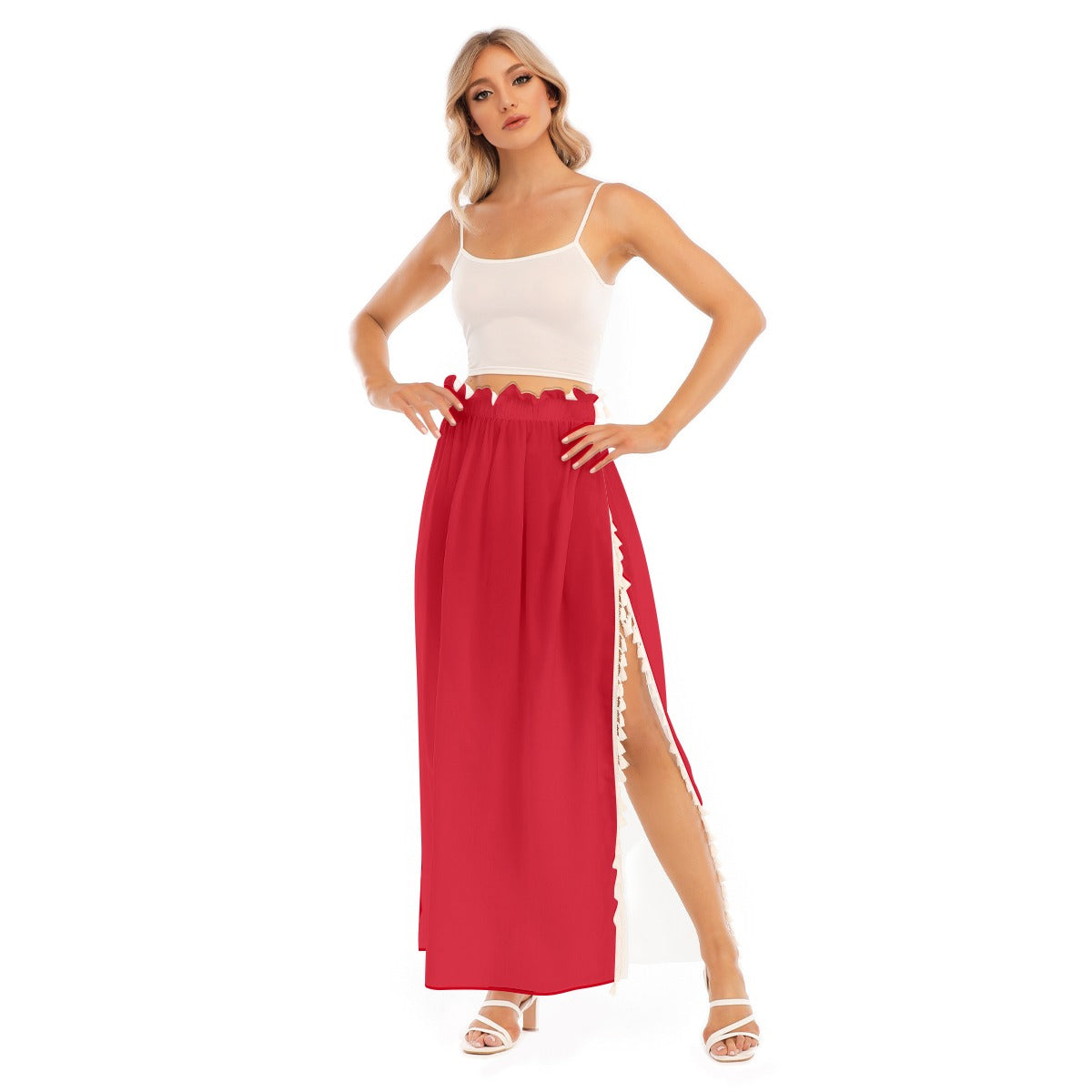 All-Over Print Women's Side Split Skirt