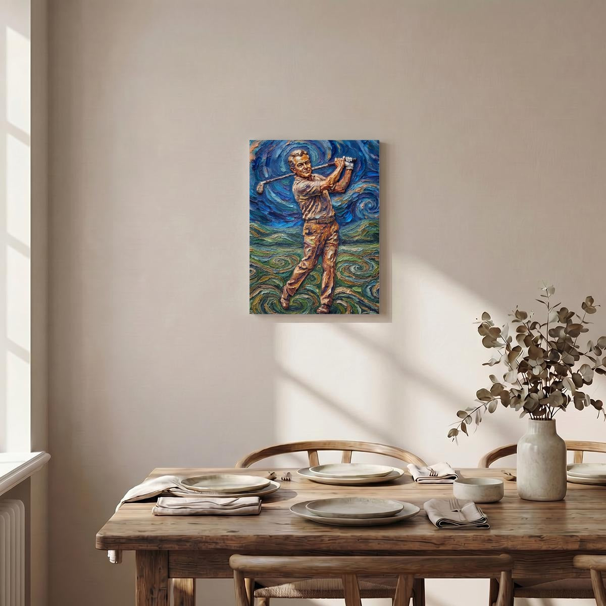 Vertical Framed Canvas Wall Art Printed in Canada