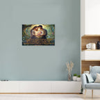 Bible Quote Mother and Child Framed Single-Piece Mural Printed in USA 3:2