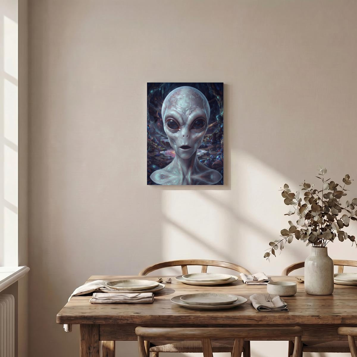 Vertical Framed Canvas Wall Art Printed in Canada