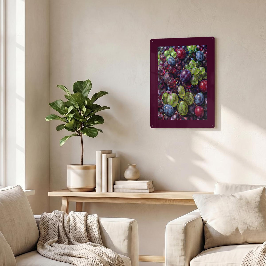 Thickened Rectangular Iron Wall Painting Printed in Canada