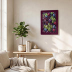 Thickened Rectangular Iron Wall Painting Printed in Canada