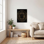 Thickened Rectangular Iron Wall Painting Printed in Canada