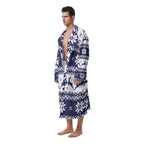 All-Over Print Men's Heavy Fleece Robe