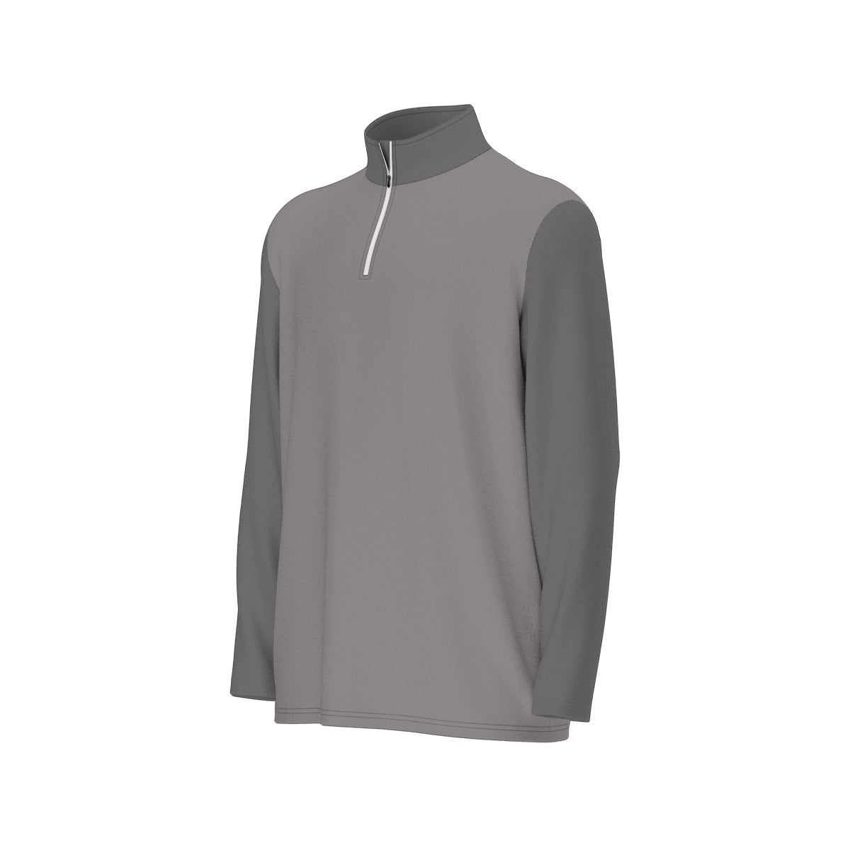 All-Over Print Men's Sports Collar Jersey With Long Sleeve