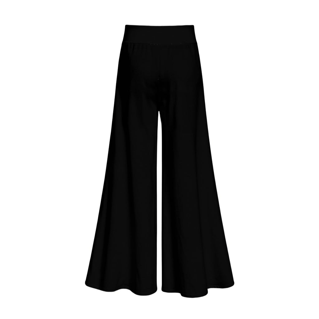 All-Over Print Women’s Lightweight Wide-Leg Pants with Hidden Side Zipper