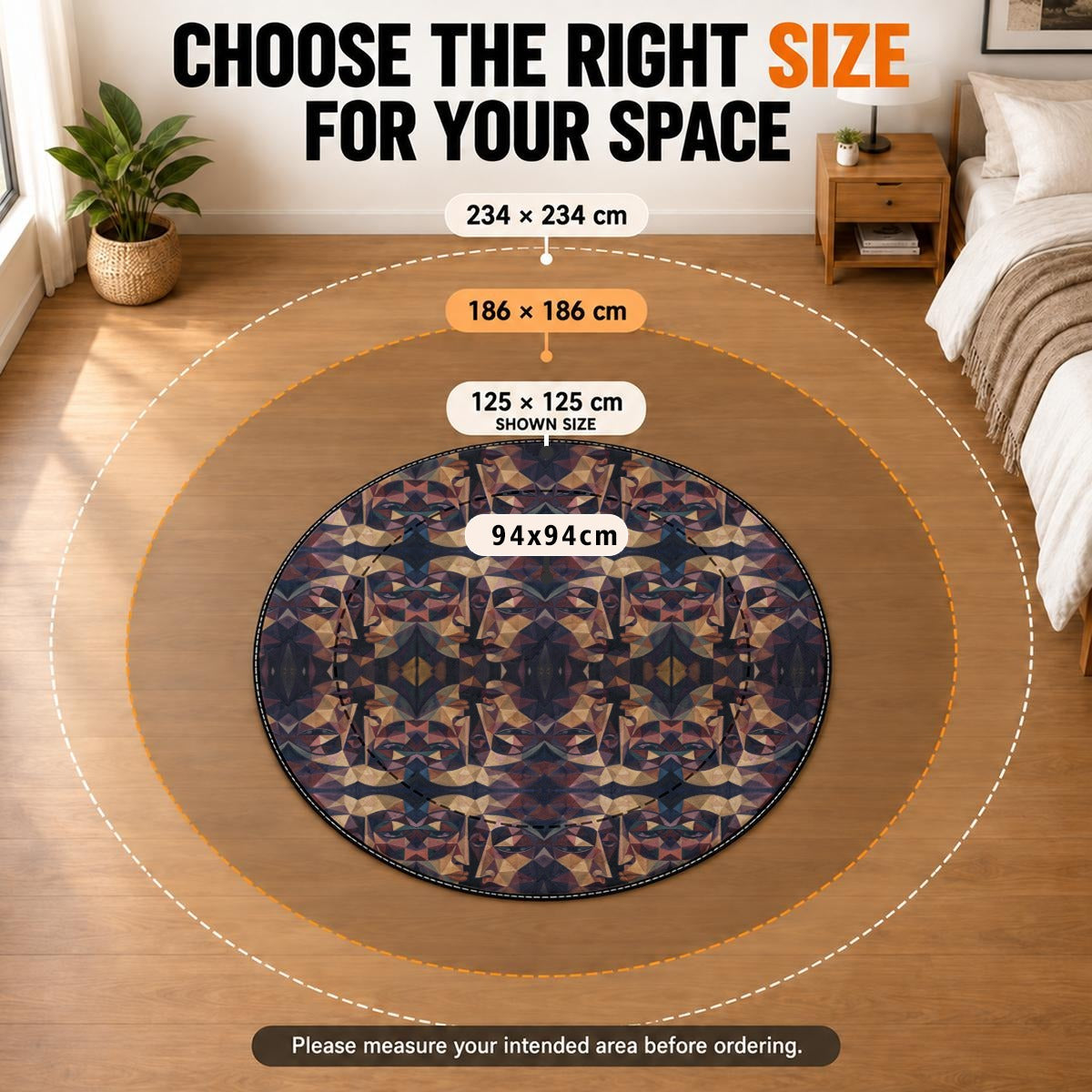Floor Round Area Rug
