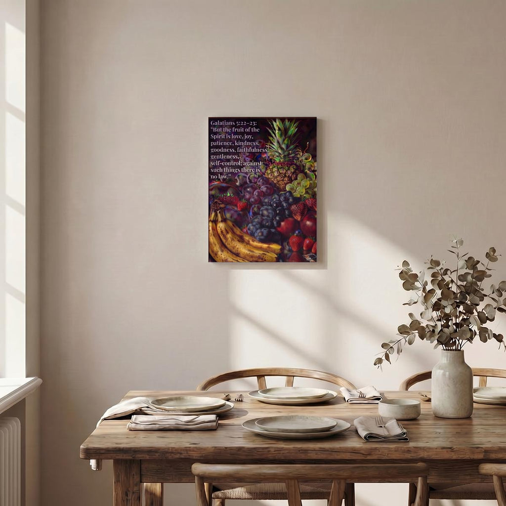 Bible Themed Quotes Designs WIth Purpose Brand Vertical Framed Canvas Wall