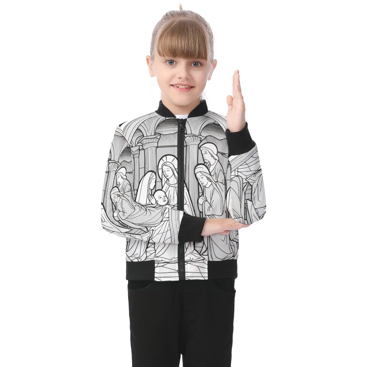 All-Over Print Kid's Bomber Jacket