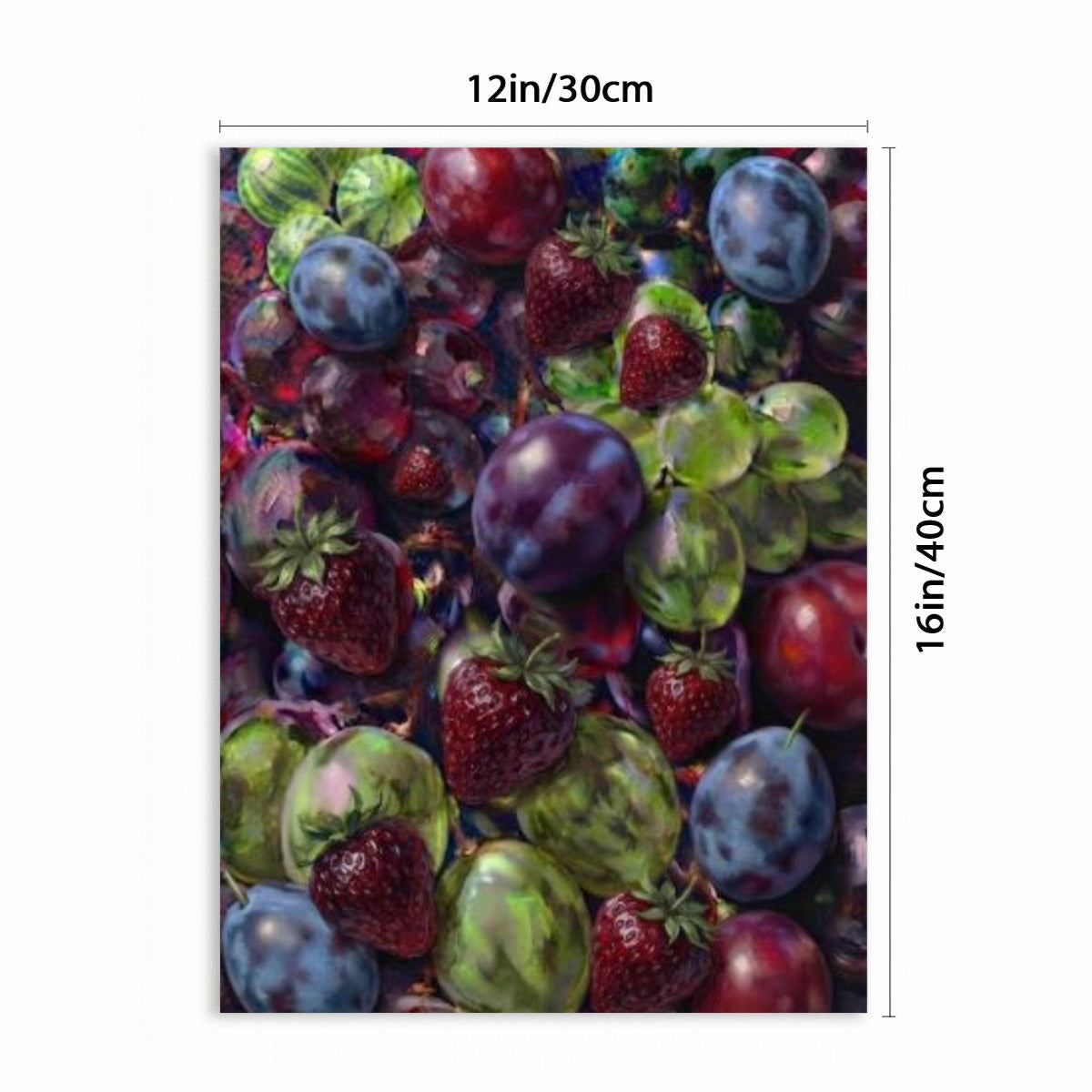 Vertical Framed Canvas Wall Art Printed in Canada