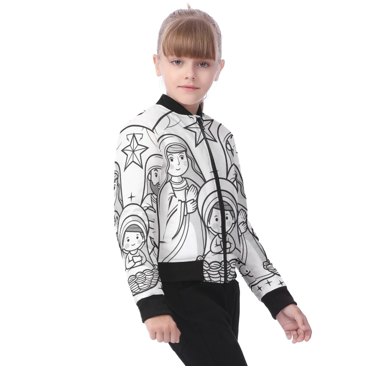 All-Over Print Kid's Bomber Jacket