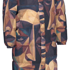 All-Over Print Unisex Long Down Jacket