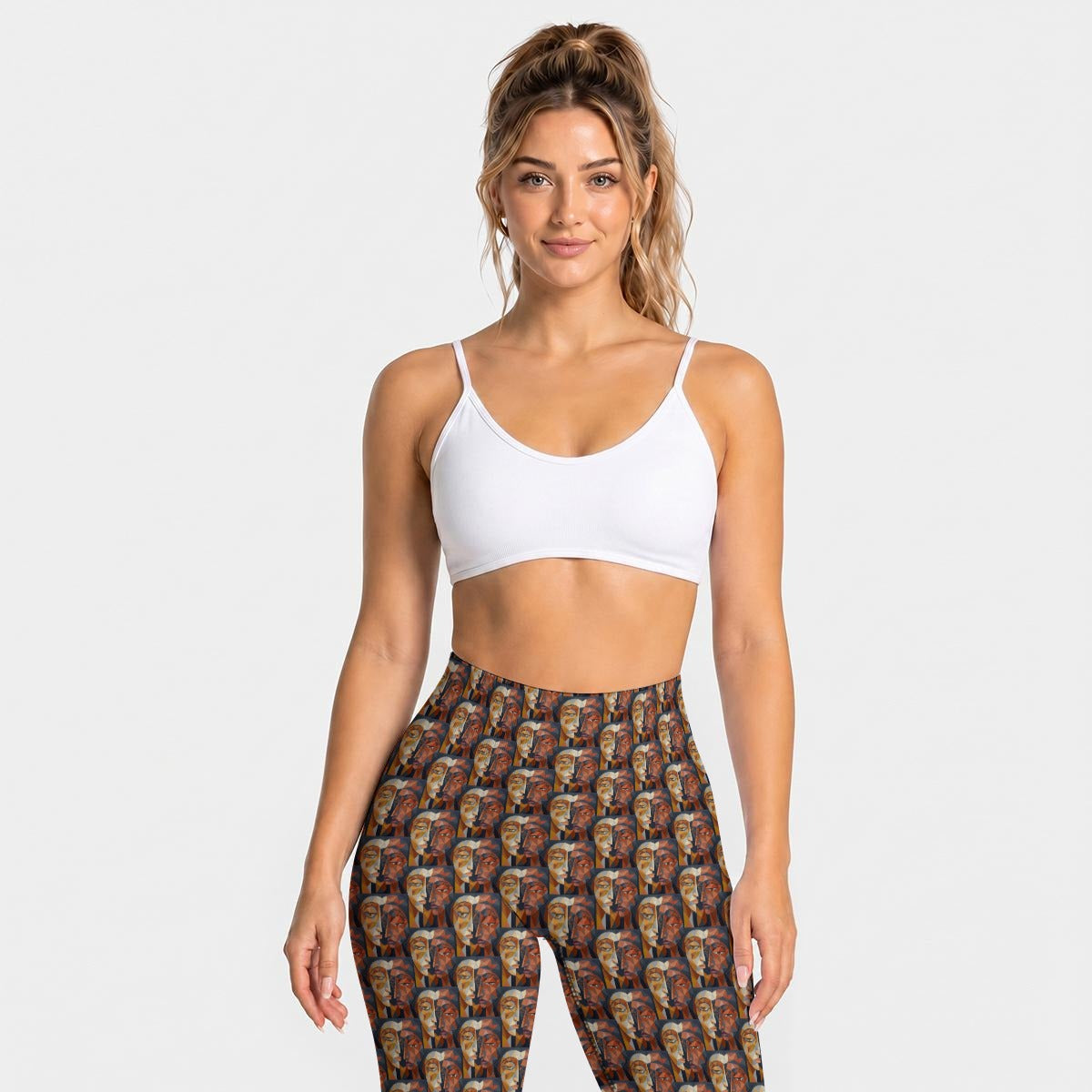 All-Over Print Women's Seamless High Waisted Butt-Lifting Leggings