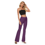 All-Over Print Women's High Elastic Flare Pants