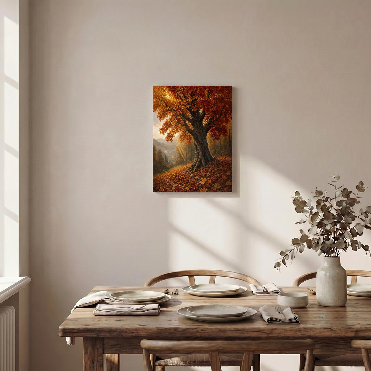 Vertical Framed Canvas Wall Art Printed in Canada