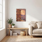 Light Through An Open Door Thickened Rectangular Iron Wall Painting Printed in Canada