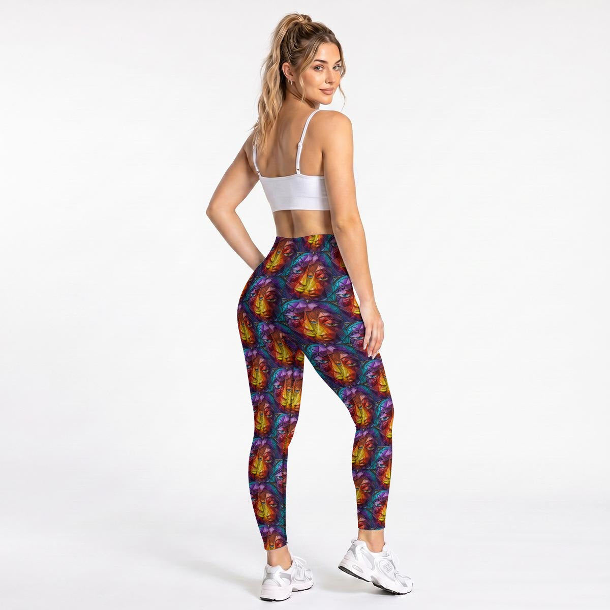 All-Over Print Women's Seamless High Waisted Butt-Lifting Leggings