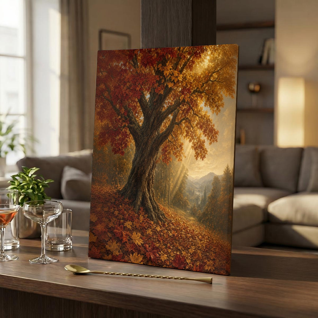 Vertical Framed Canvas Wall Art Printed in Canada
