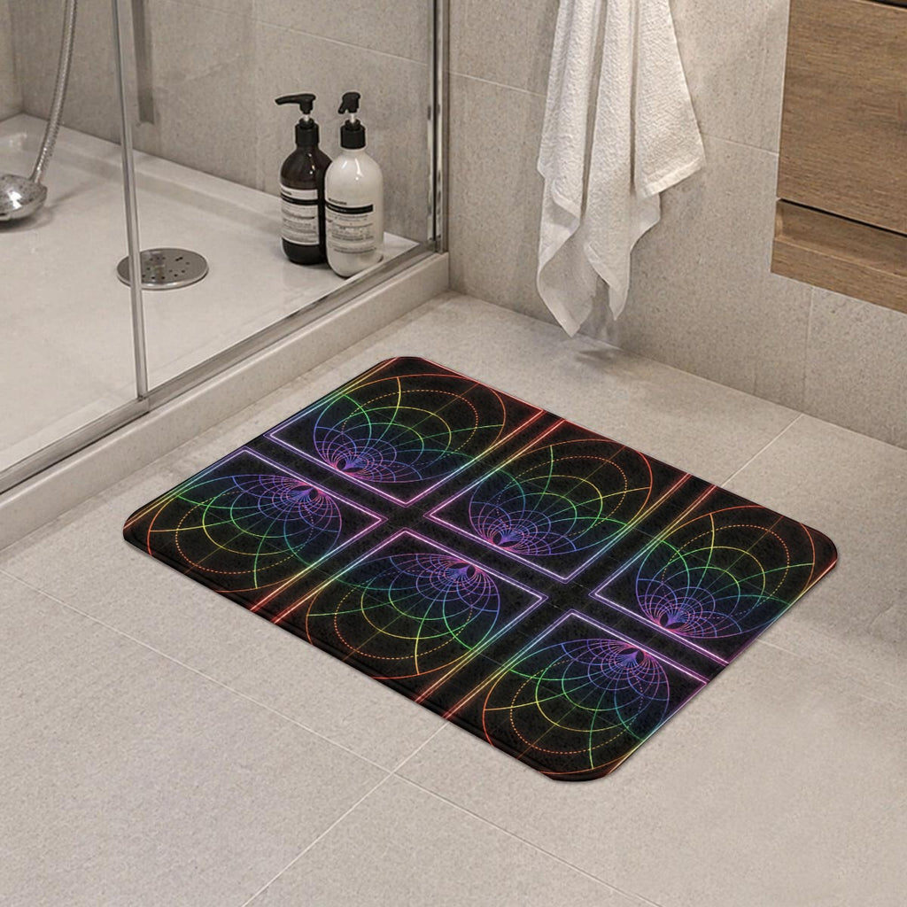 Rounded Diatom Mud Floor Mat Printed in Canada