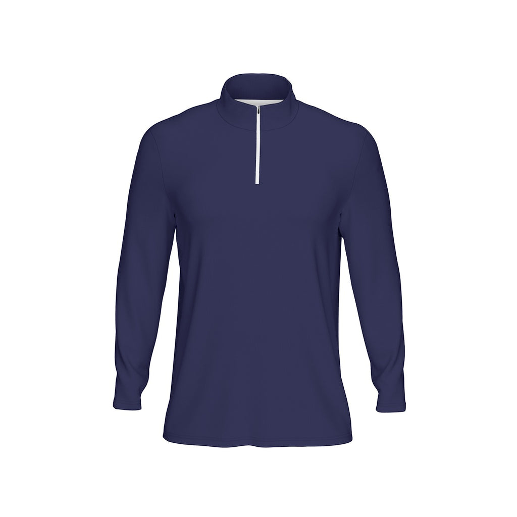 All-Over Print Men's Sports Collar Jersey With Long Sleeve| Interlock