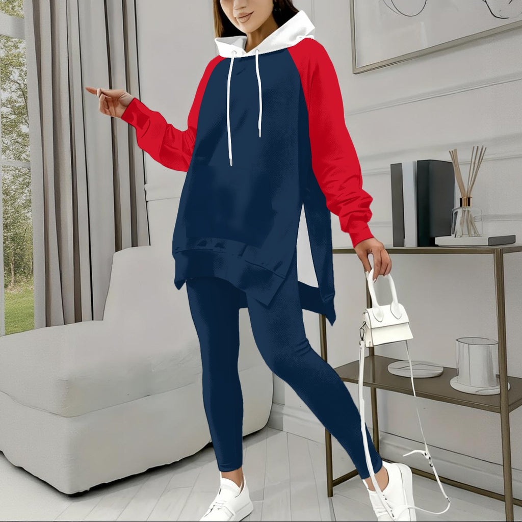 All-Over Print Women's Stretch Hoodie Set