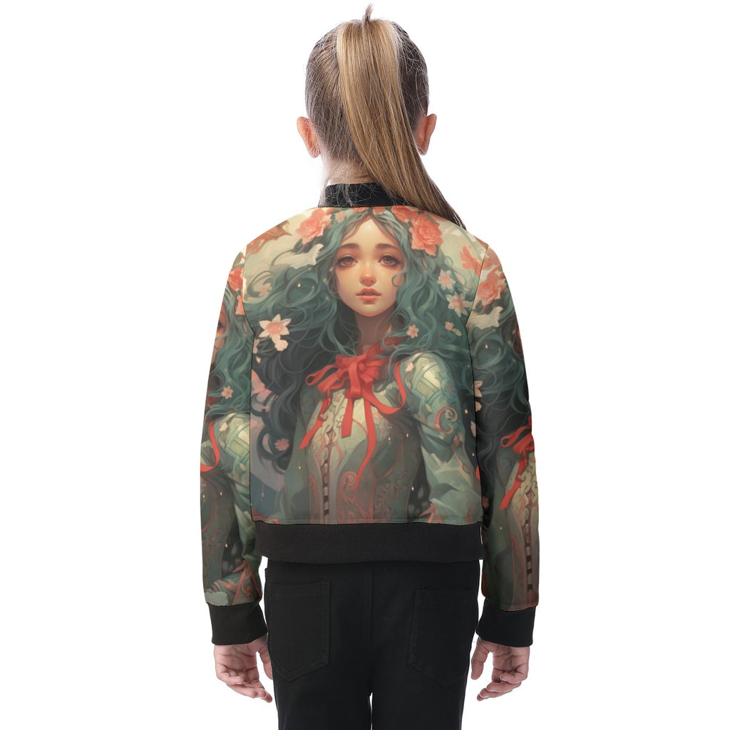 Blouson aviateur pour enfant à imprimé intégral