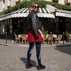Leggings da donna super elasticizzati con stampa all-over