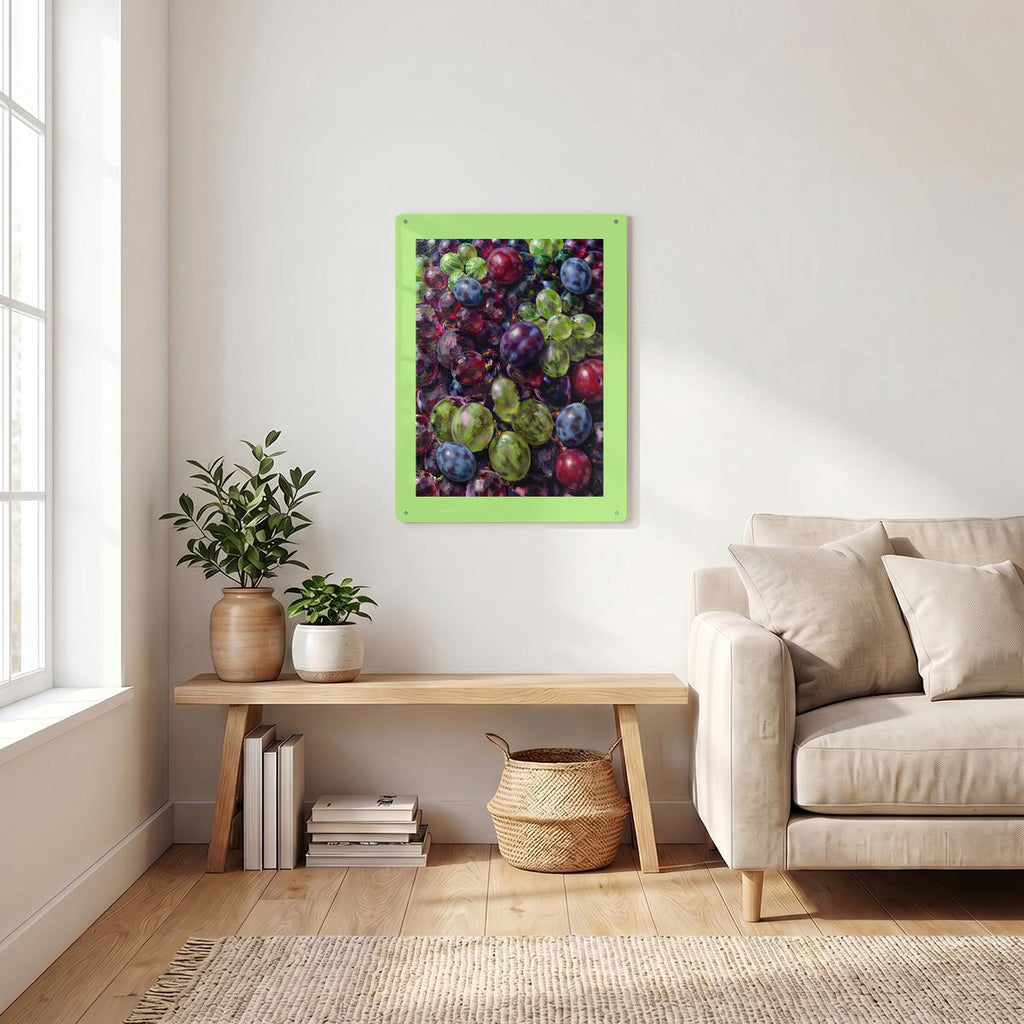 Thickened Rectangular Iron Wall Painting Printed in Canada