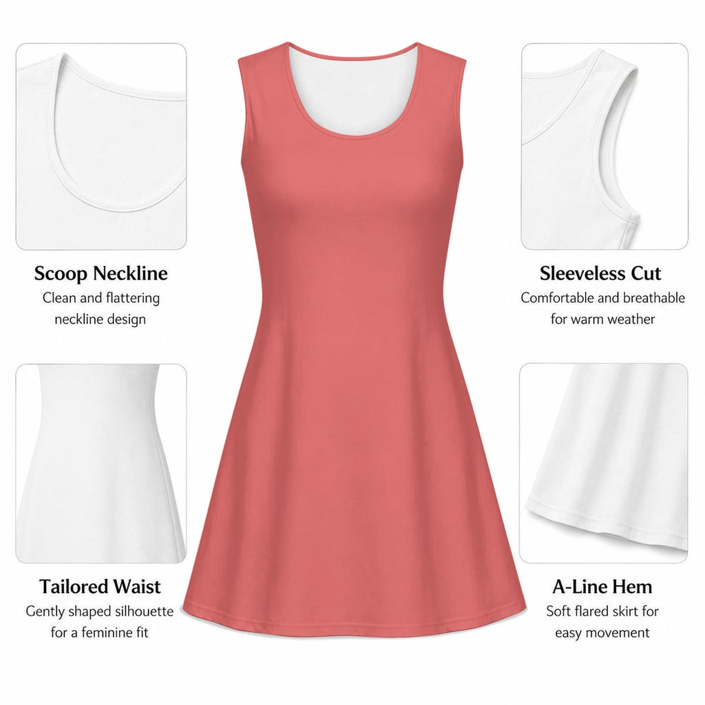 All-Over Print Women's Yoga Tank Dress