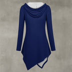 All-Over Print Women's Asymmetric Hem Hoodie