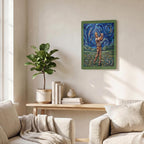 Golfer's Thickened Rectangular Iron Wall Painting Printed in Canada
