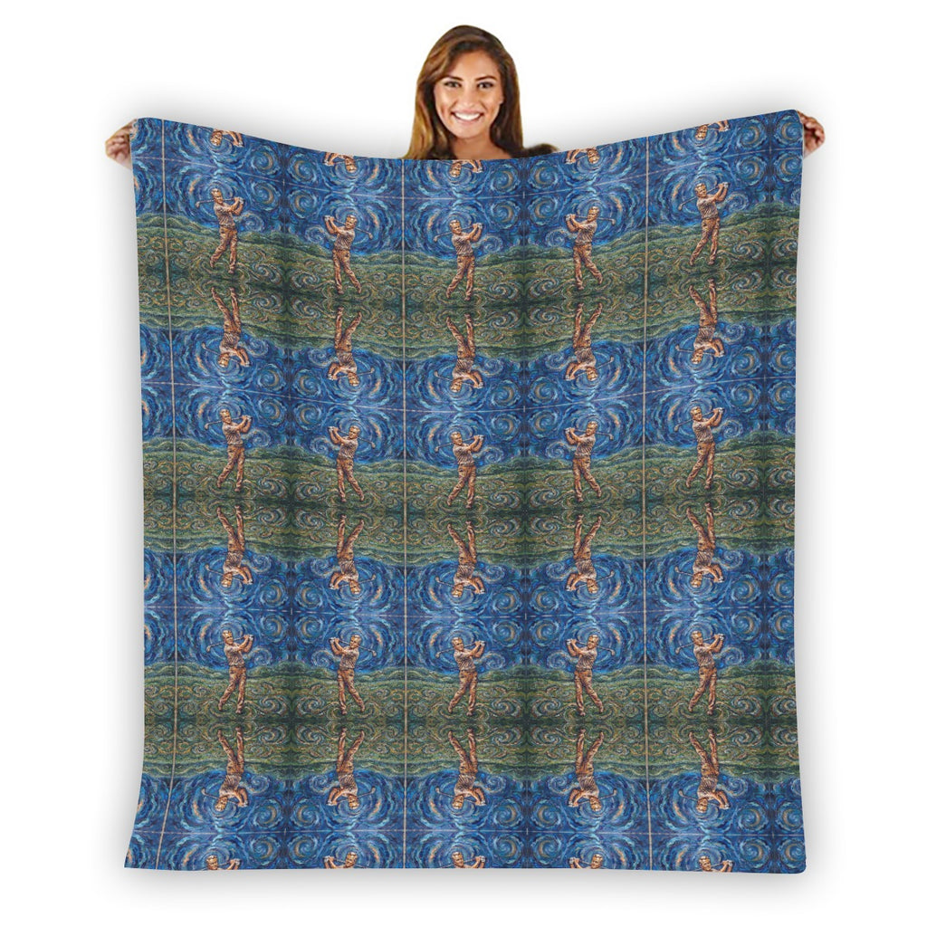 Single-Side Printing Flannel Blanket