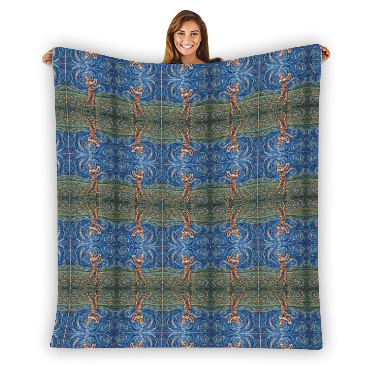 Single-Side Printing Flannel Blanket