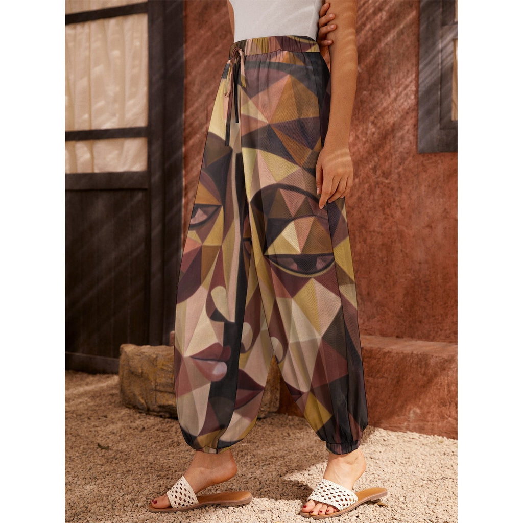 All-Over Print Women's Carrot Pants