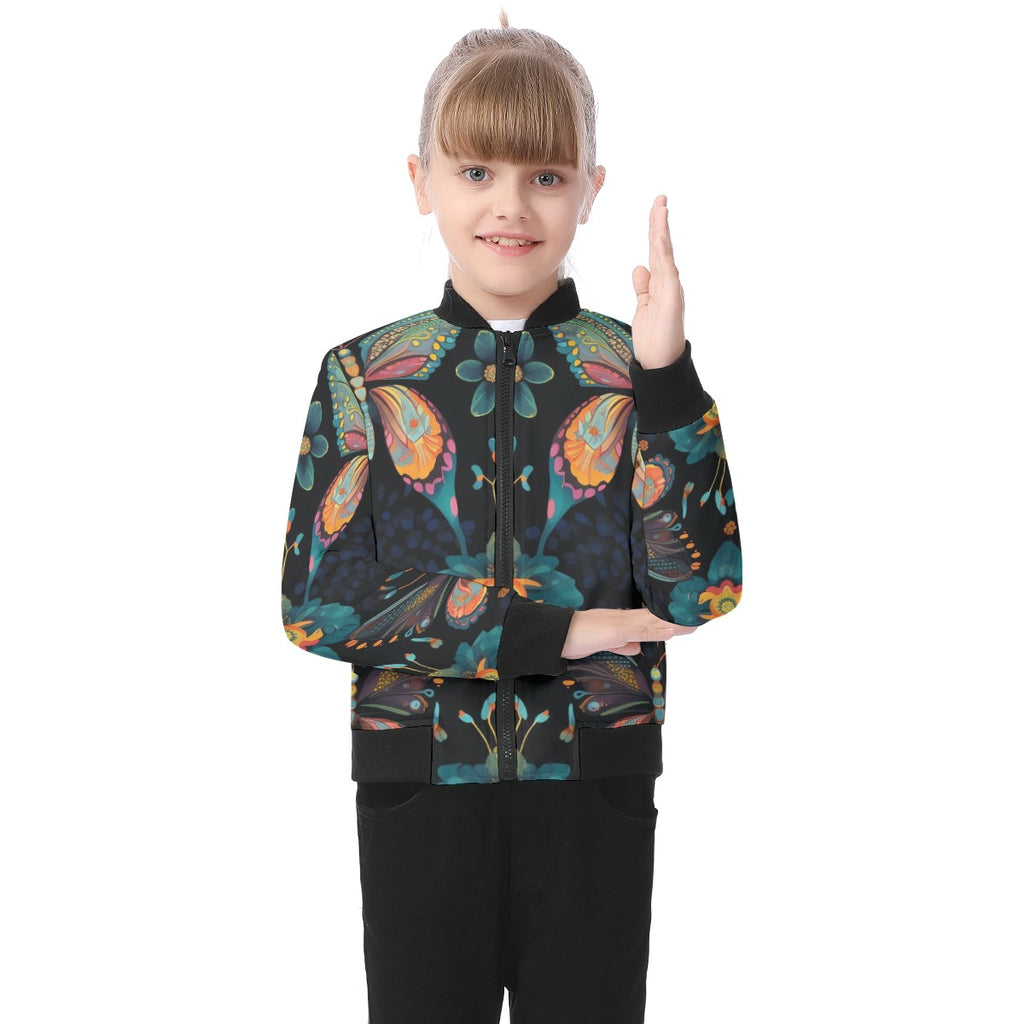 Blouson aviateur imprimé intégral pour enfant