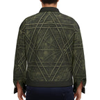 Giacca unisex con stampa all-over e revers | Cotone 245 g/m²