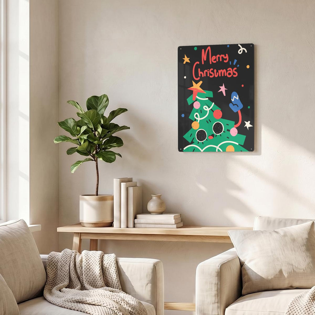 Thickened Rectangular Iron Wall Painting Printed in Canada