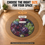 Bare Good Fruit Collection Custom Anti-Slip Running Mat